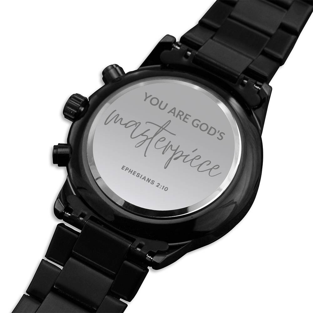 Christian Engraved Watch - Great Gift For Christmas, Birthday, Confirmation, or A Baptism - Liliana and Liam