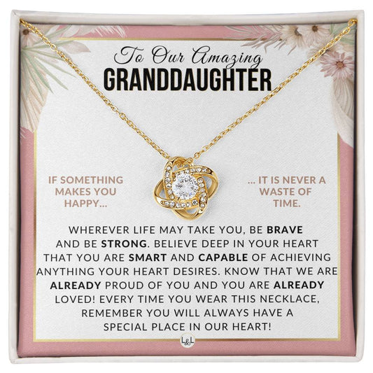 Gift For Our Granddaughter - Special Place In My Heart - Meaningful Granddaughter Gift For Her Birthday, Christmas or For Graduation
