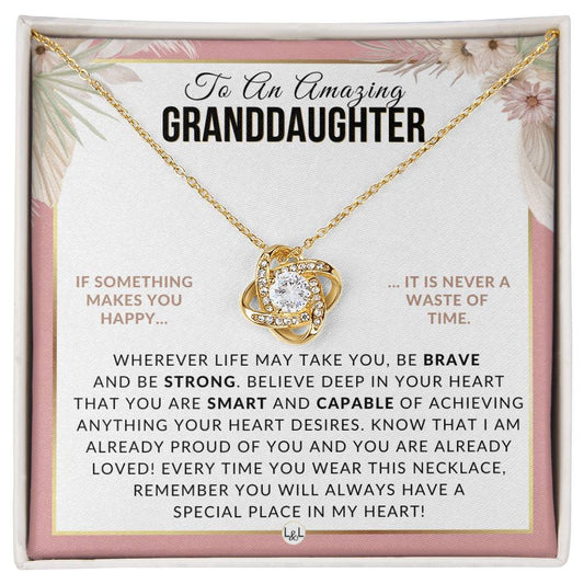 Granddaughter Gift - Special Place In My Heart - Meaningful Granddaughter Gift For Her Birthday, Christmas or For Graduation
