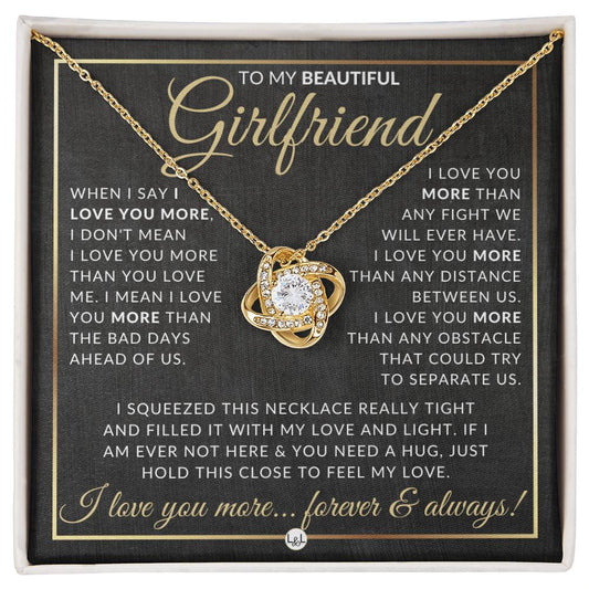 Surprise Gift For Girlfriend - Pendant Necklace - Sentimental and Romantic Christmas Gift, Valentine's Day, Birthday or Anniversary Present