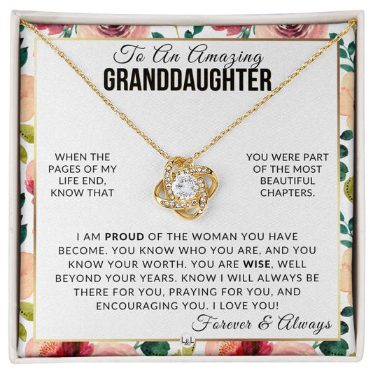 Granddaughter Gift - The Best Part - Meaningful Granddaughter Gift For Her Birthday, Christmas or For Graduation
