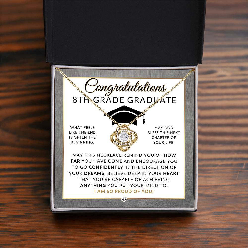Graduation Gifts For 8th Grade Girl To Celebrate Her 8th Grade Graduation - Middle School Graduation Gifts For 8th Grade Girl - Graduation Gift Idea For Her - Liliana and Liam