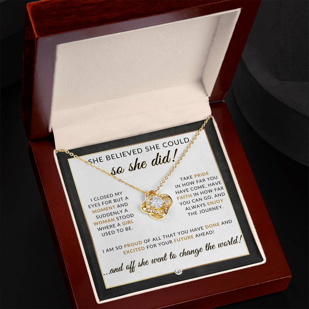 She Believed She Could - Graduation Gift for Her