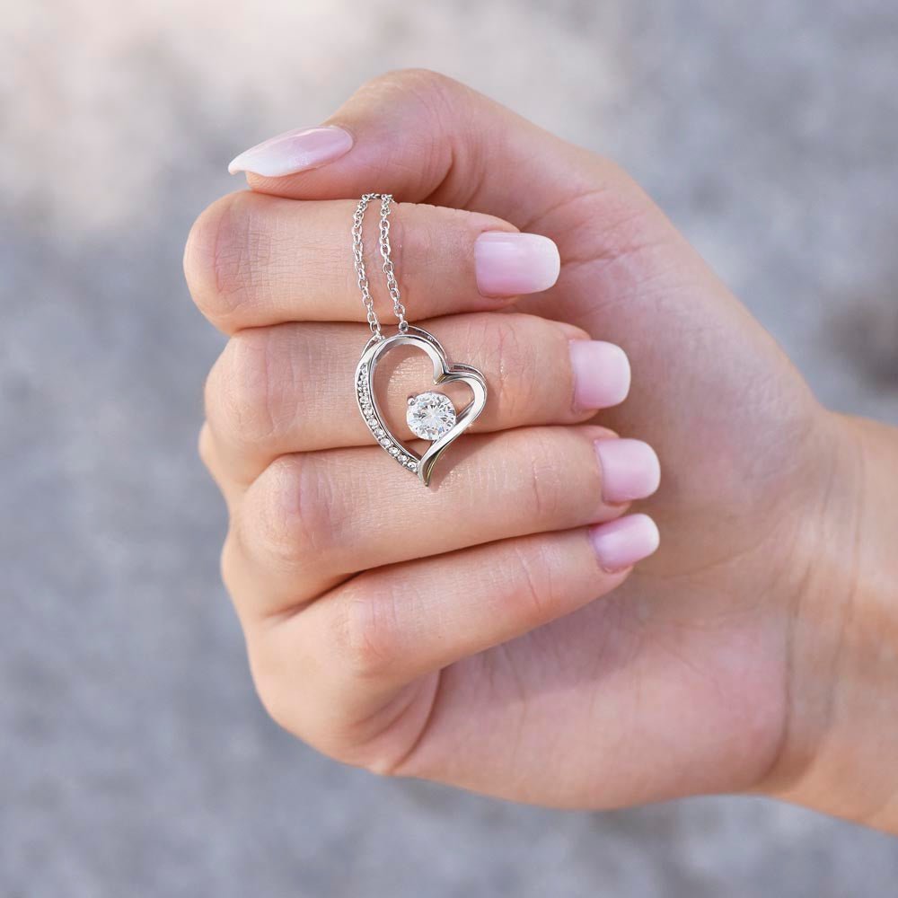 I Am Sorry Gift For Her - Apology Gift - Beautiful Women's Open Heart Pendant Necklace + Heartfelt Apology - Liliana and Liam