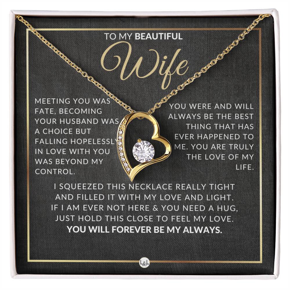 Wife Gift for Wife Birthday Gift for Wife from Husband Sentimental