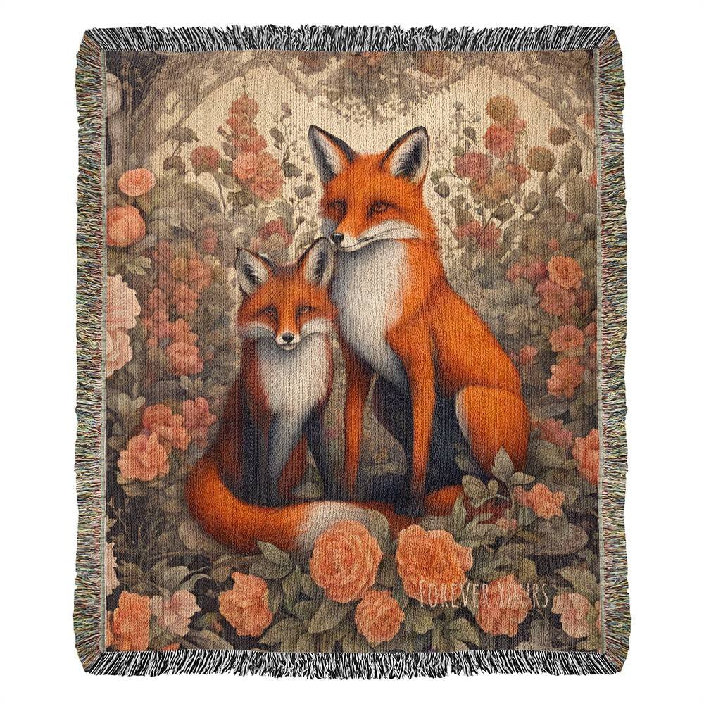 Heirloom Woven Blanket (Portrait) - Liliana and Liam