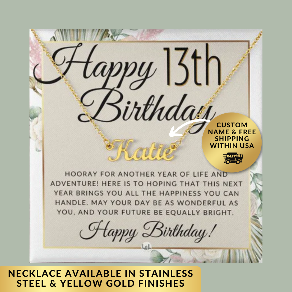 Birthday gift ideas for best sale 13 year old granddaughter