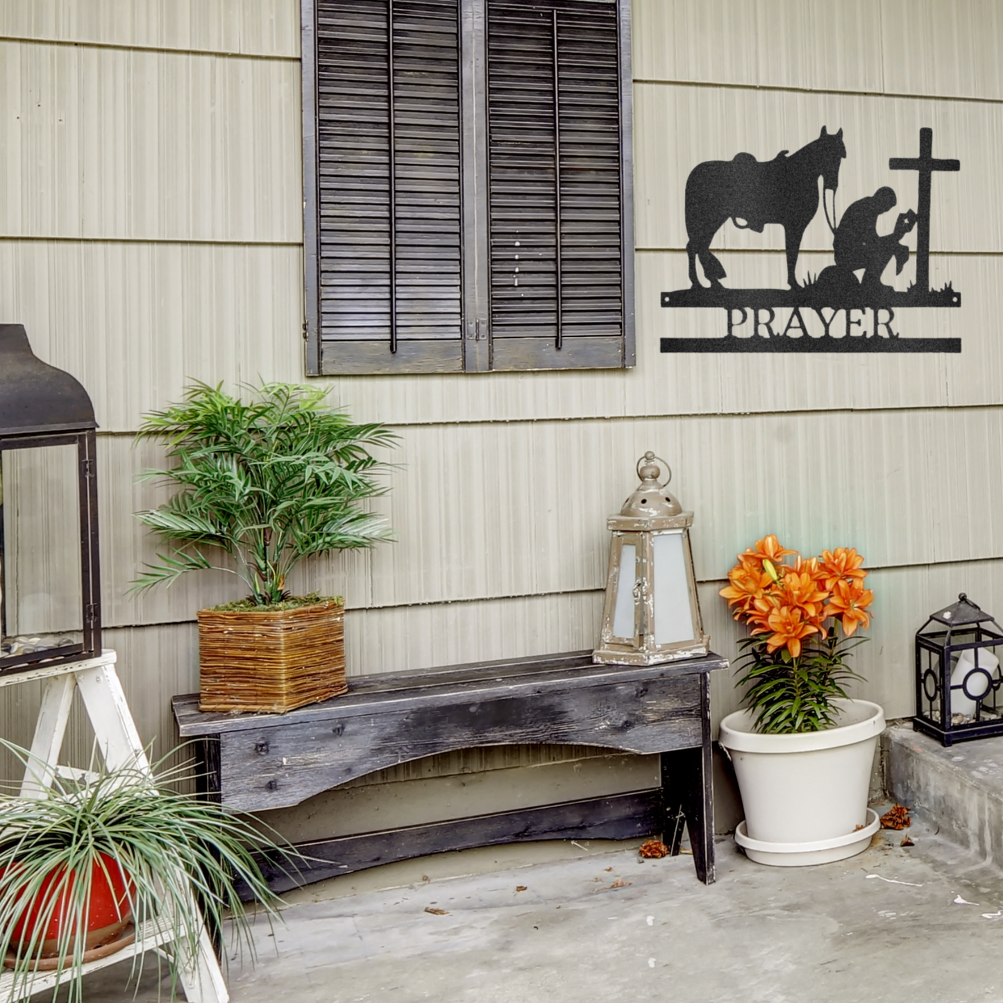 Kneeling Cowboy - Custom Metal Sign - In Loving Memory, Until We Meet Again, Cowboy Memorial Gift, Cowboy Remembrance