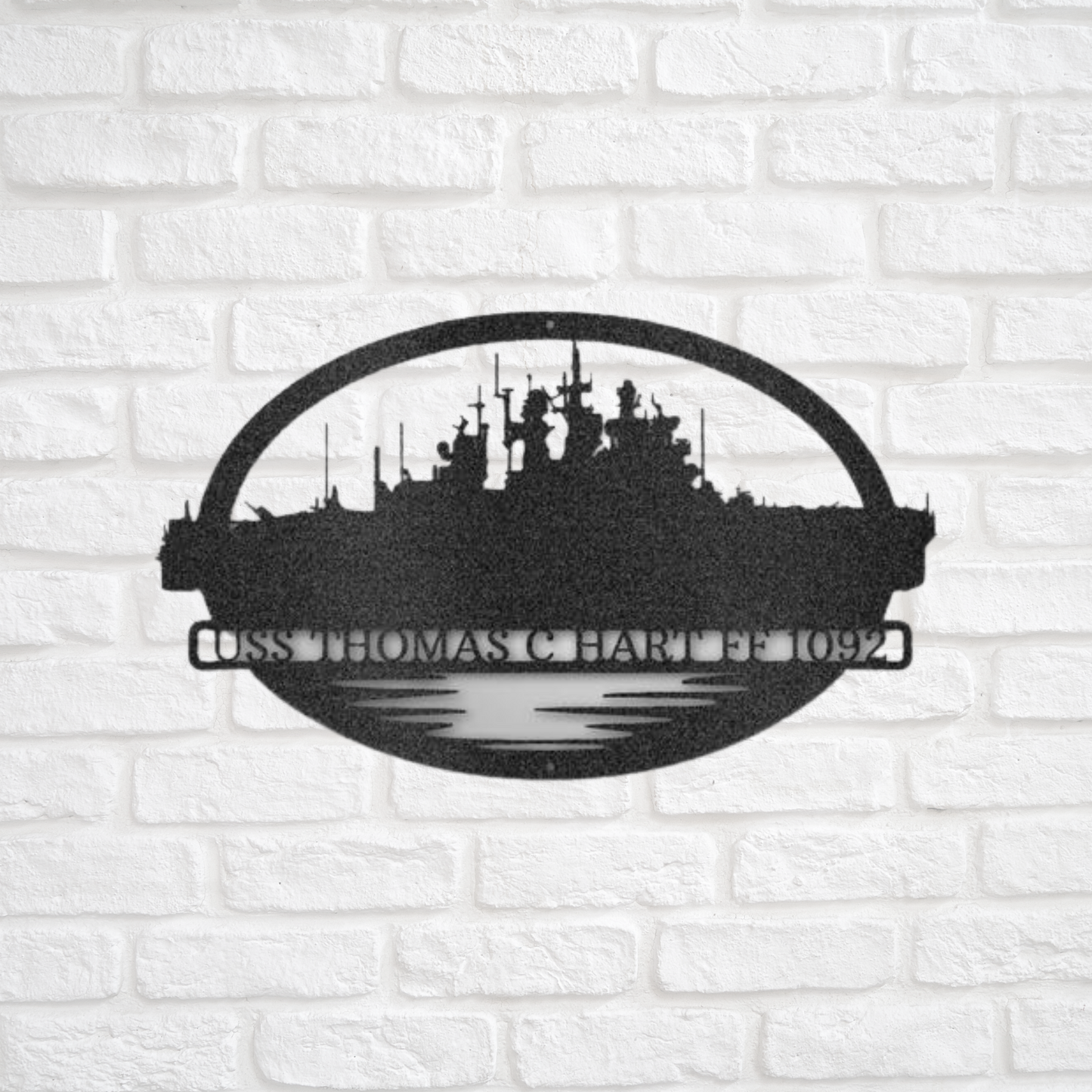 US Navy Battleship - Pick Your Battleship - Custom Metal Wall Art