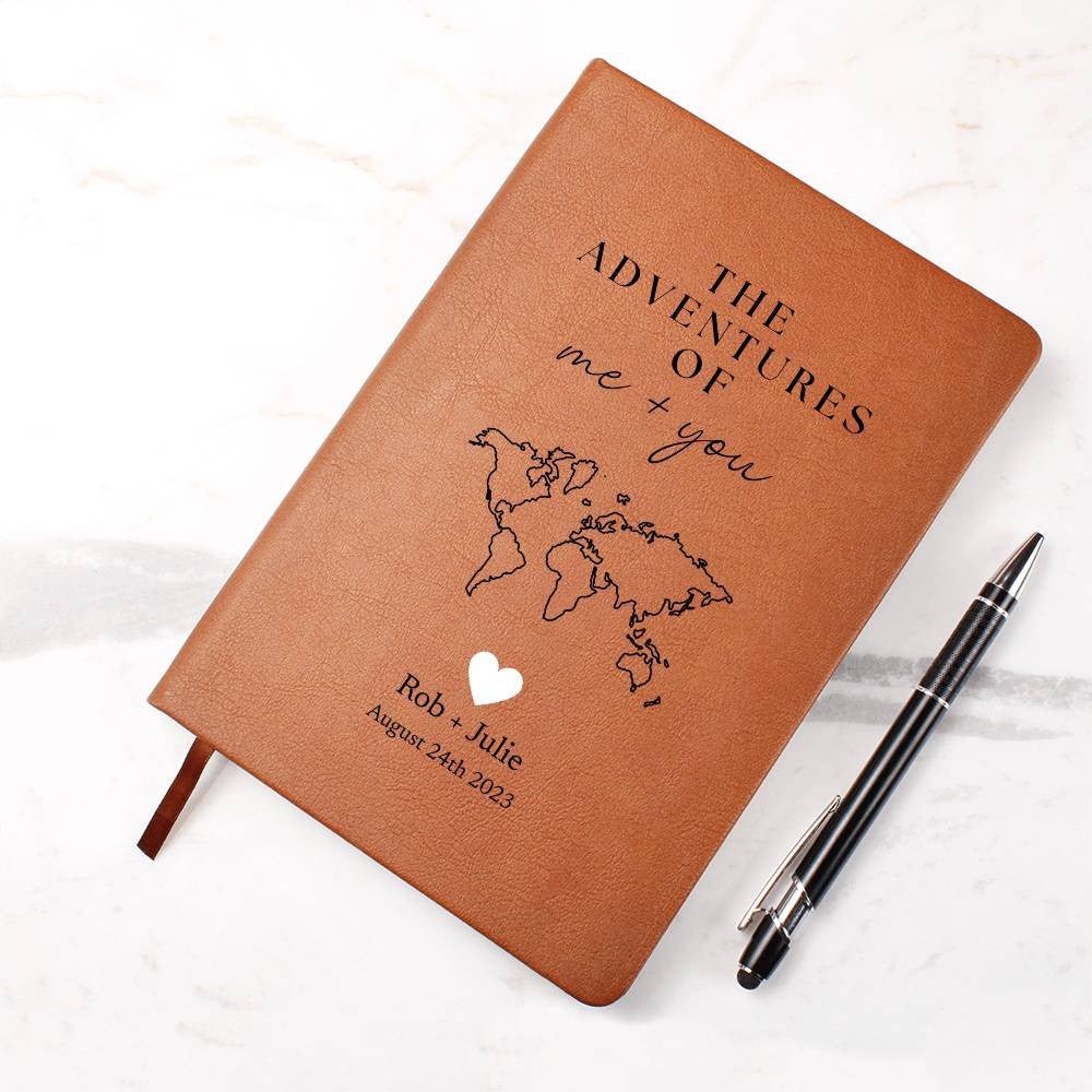 Custom Leather Journal for Love Letters - Perfect Wedding or Anniversary Gift