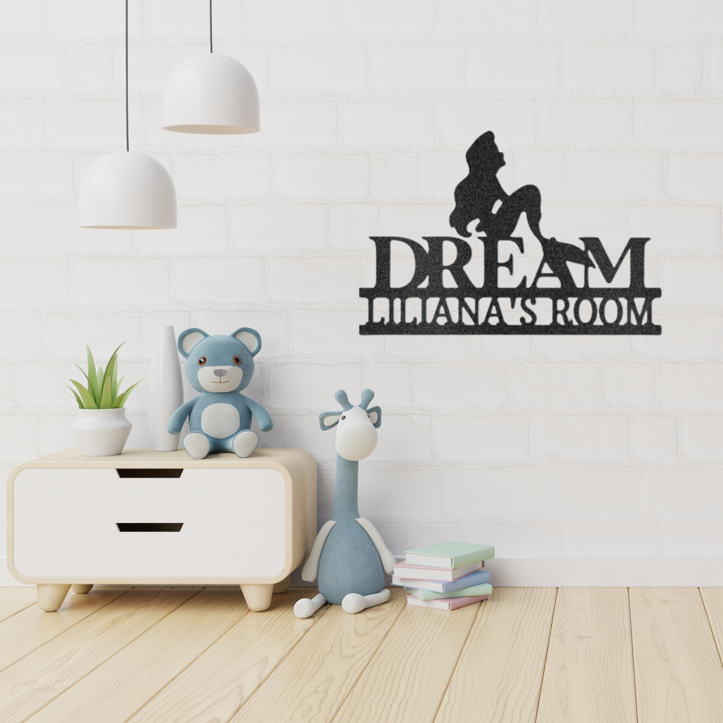 Mermaid Dreams - Custom Mermaid Decor, Kids Door Sign, Mermaid Nursery Decor, Mermaid Tail