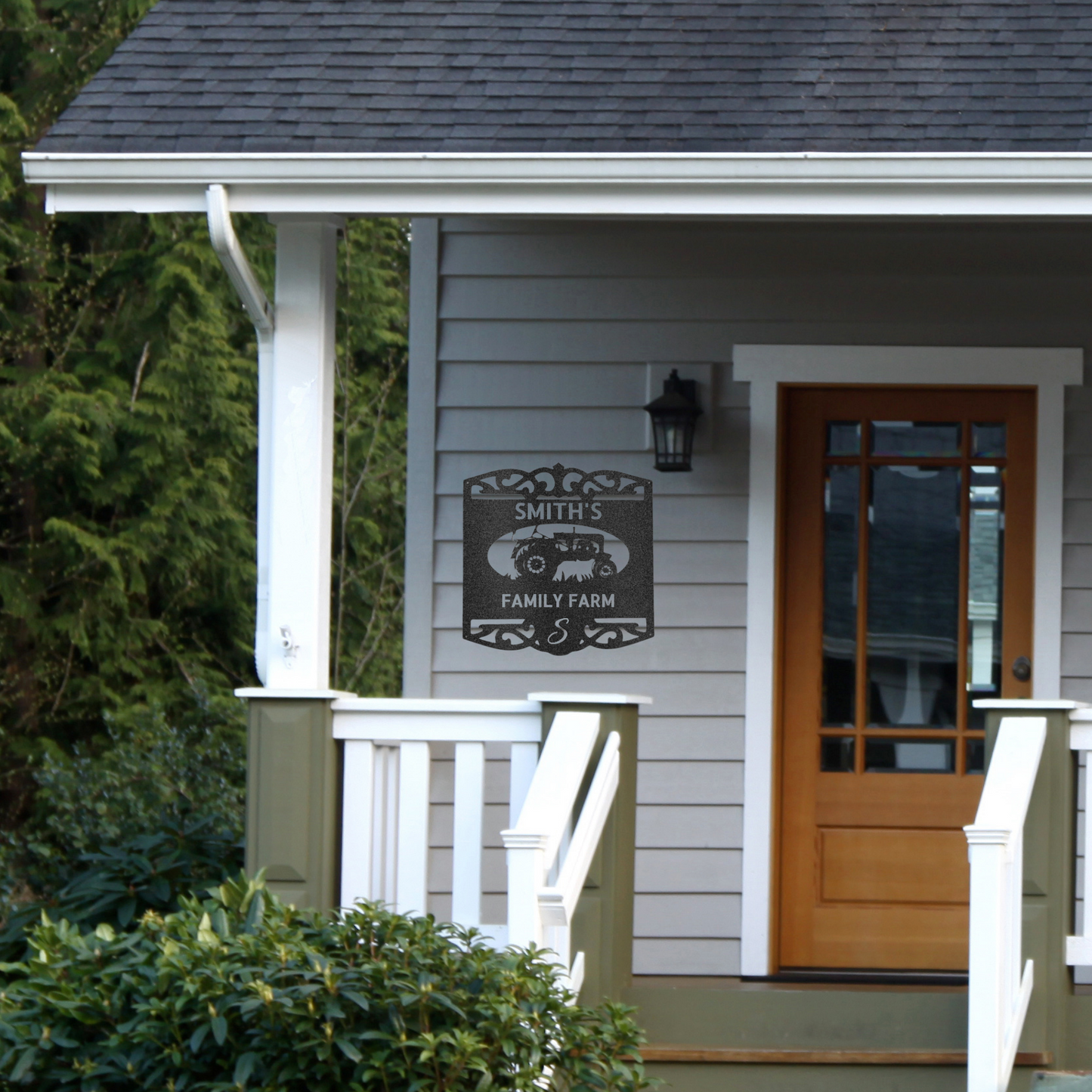 Classic Tractor - Custom Metal Farm Sign - Classic Farm, Family Farm, Homestead Sign, Ranch Sign