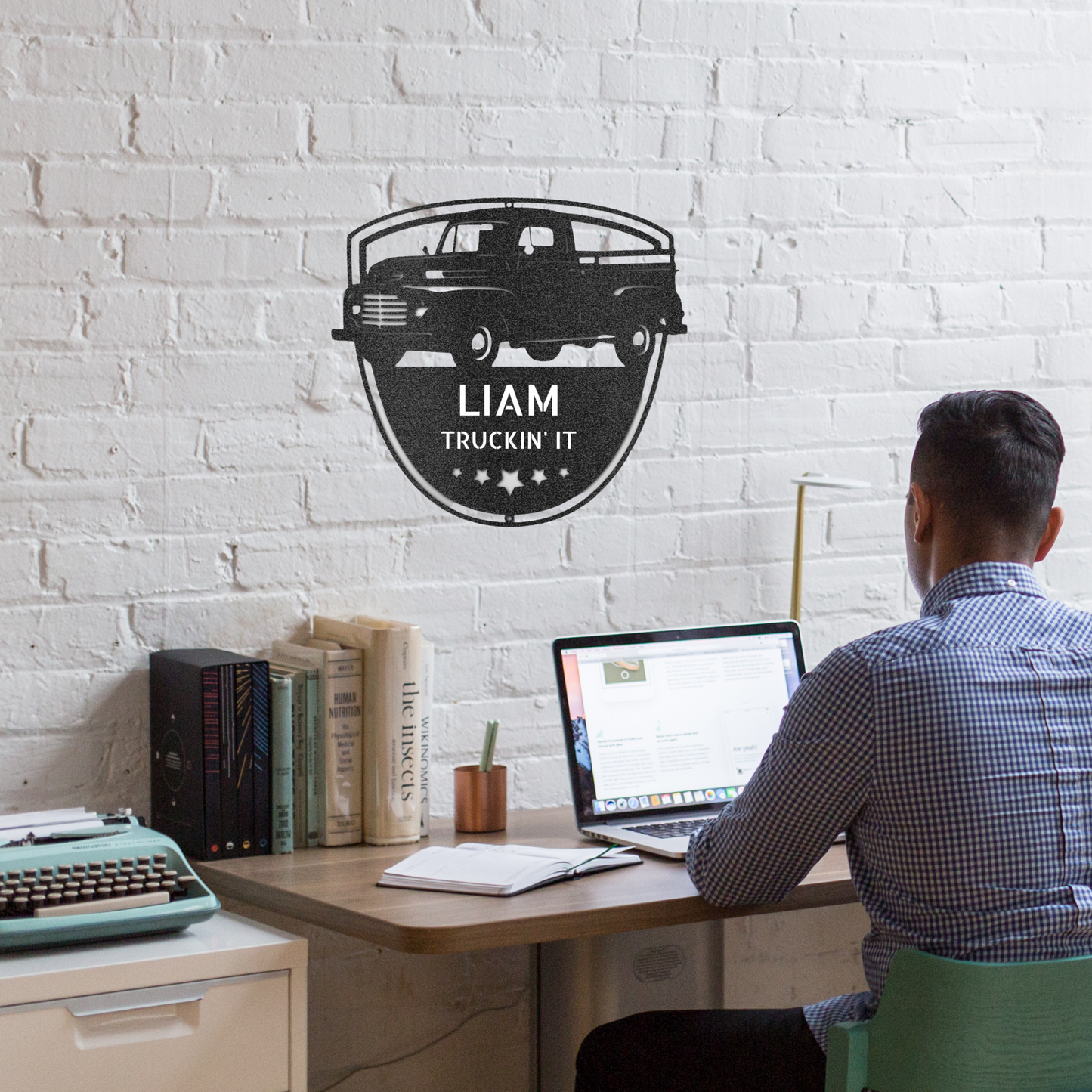 Classic Ford F-150 Truck Monogram, Personalized Metal Wall Art, Classic Truck, Custom Truck Sign, Antique Classics, Garage Sign, Gift for Him