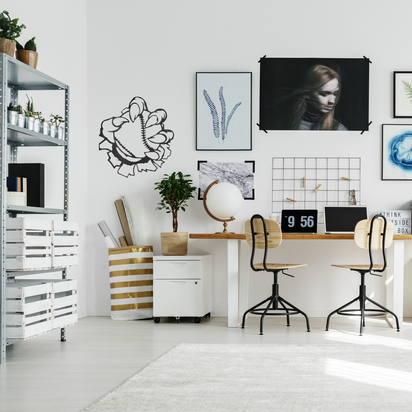 Claw Ball - Custom Baseball Sign - Laser Cut Metal Sign, Playroom Sign, Gift for Baseball Player