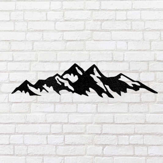 Mountain Ridge - Custom Metal Sign - Rustic Outdoor Decor