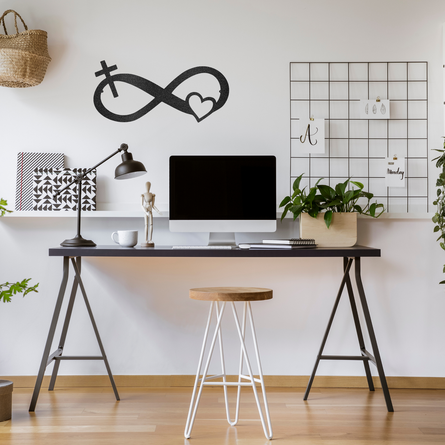 Lords Infinite Love - Custom Metal Sign - Christian Metal Wall Art, Christian Artwork