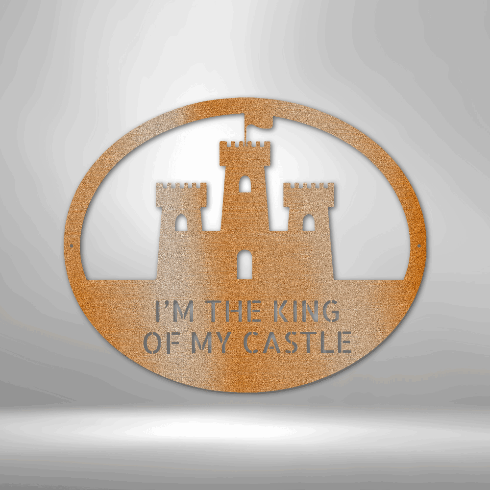 Castle Sign - Custom Metal Medieval Castle Sign - Renaissance Decor