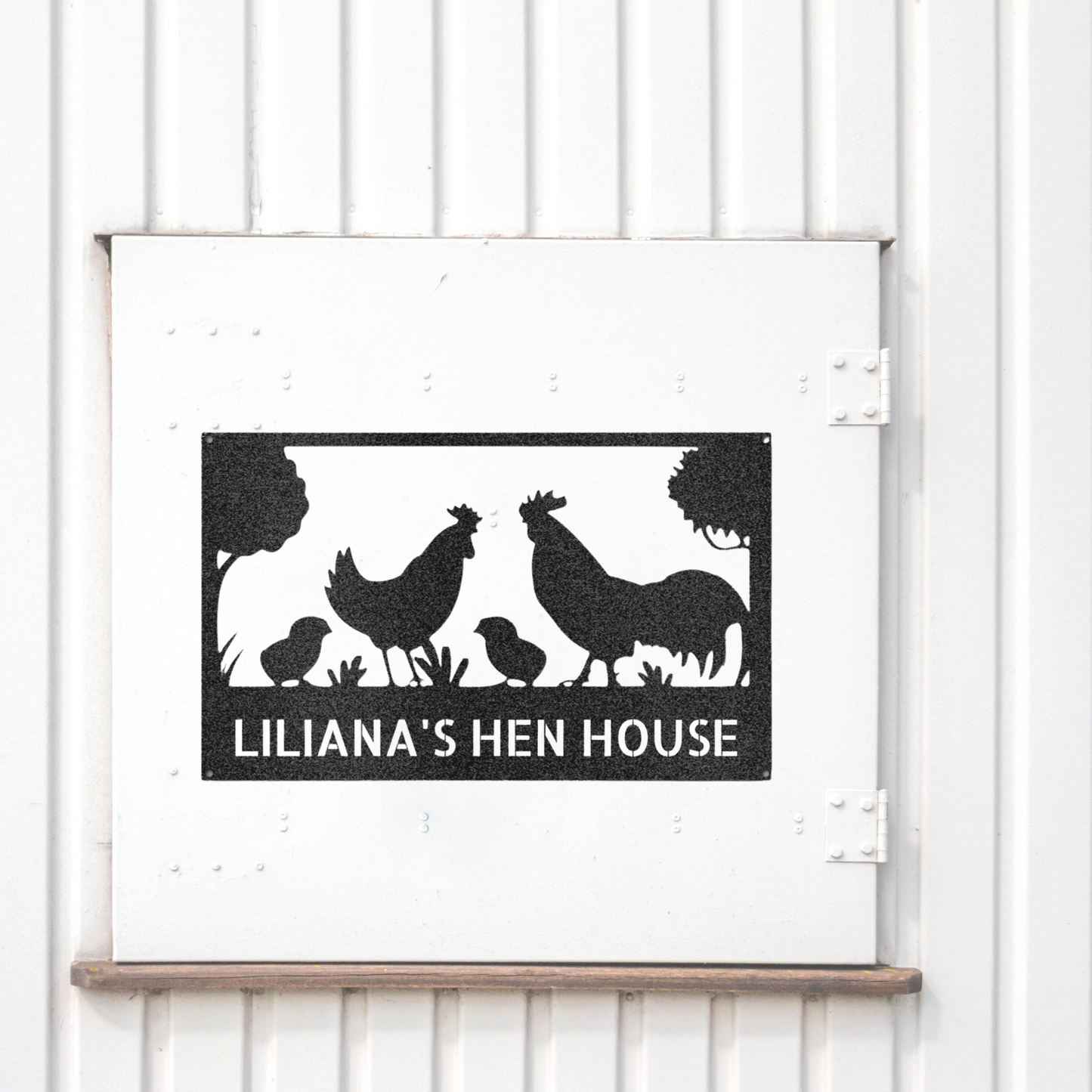 Chicken Coop - Custom Metal Farm Sign - Chicken Sign, Chicken Coop Sign