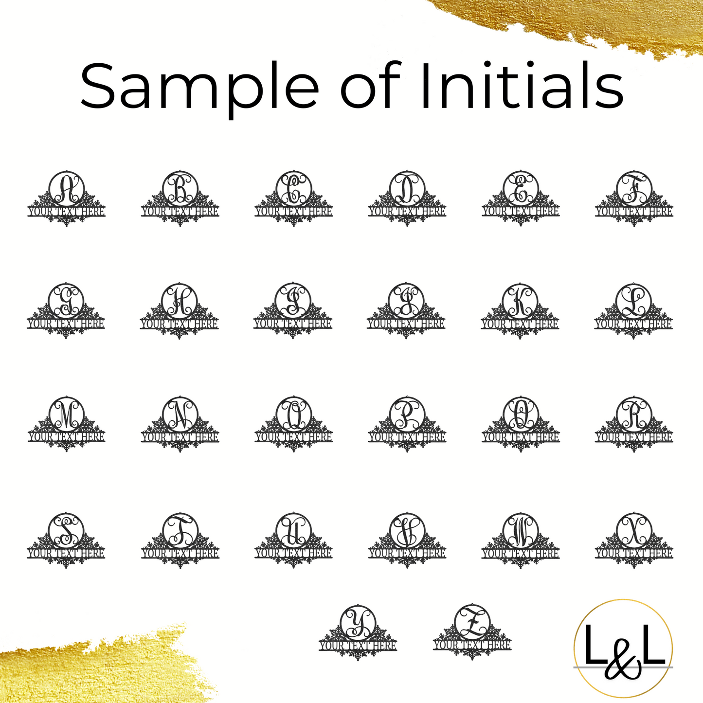 Personalized Snowflake Initial - Metal Sign, Family Name Sign, Initial Wall Decor, Front Porch Name Sign, Winter Decorations, Holiday Sign