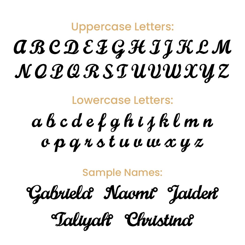 Bold Script + Heart - Custom Name Necklace - Liliana and Liam