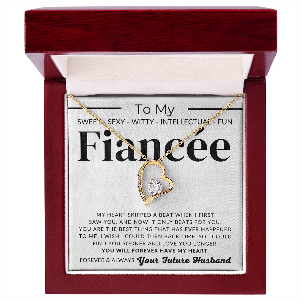 Only For You, My Fiancée - Gift For My Future Wife, My Fiancée - Bride Gift from Groom on Wedding Day - Romantic Christmas Gifts For Her, Valentine's Day, Birthday Present