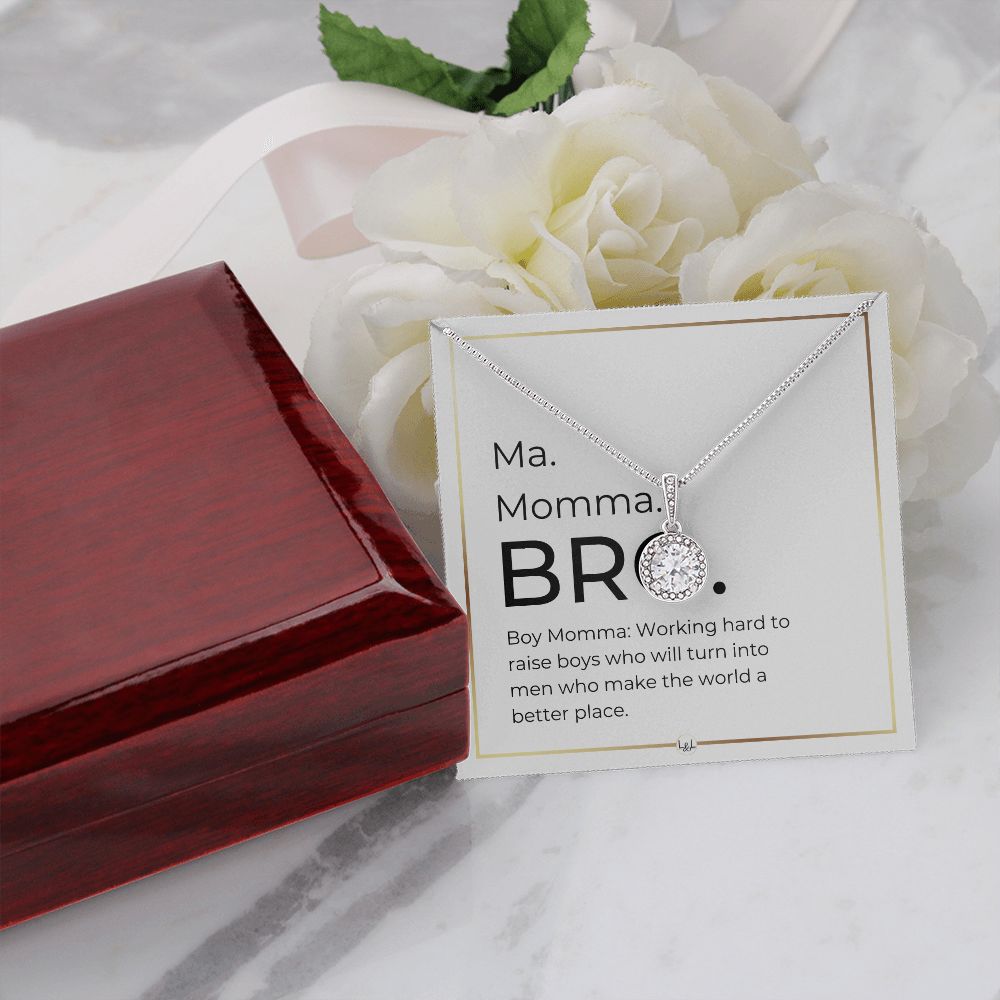 Funny Gift For Boy Mom - Ma. Momma. Bro - Boys to Men - Great Mother's Day, Christmas or Birthday Gift for Boy Mom - Liliana and Liam