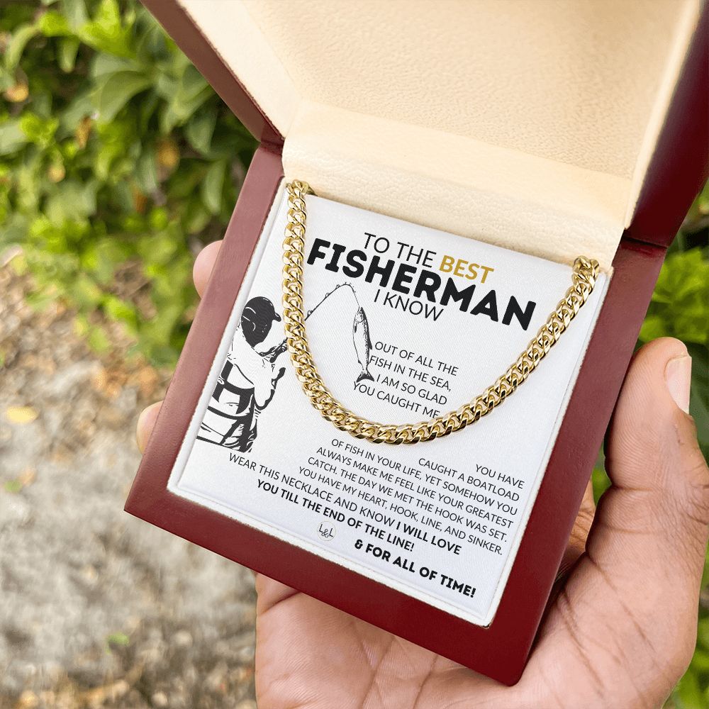 Hook Line and Sinker - Fishing Gift for Husband, Fiancé or Boyfriend - Christmas, Birthday, Anniversary or Valentine's Day Gift For A Guy Who Loves To Fish