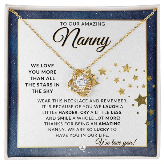 Our Grandma Nanny Gift - Meaningful Necklace - Great For Mother's Day, Christmas, Her Birthday, Or As An Encouragement Gift
