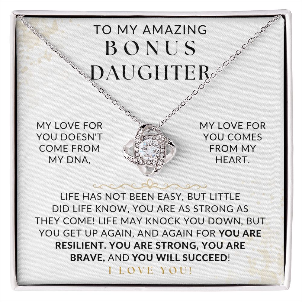You Are Strong - Bonus Daughter Necklace