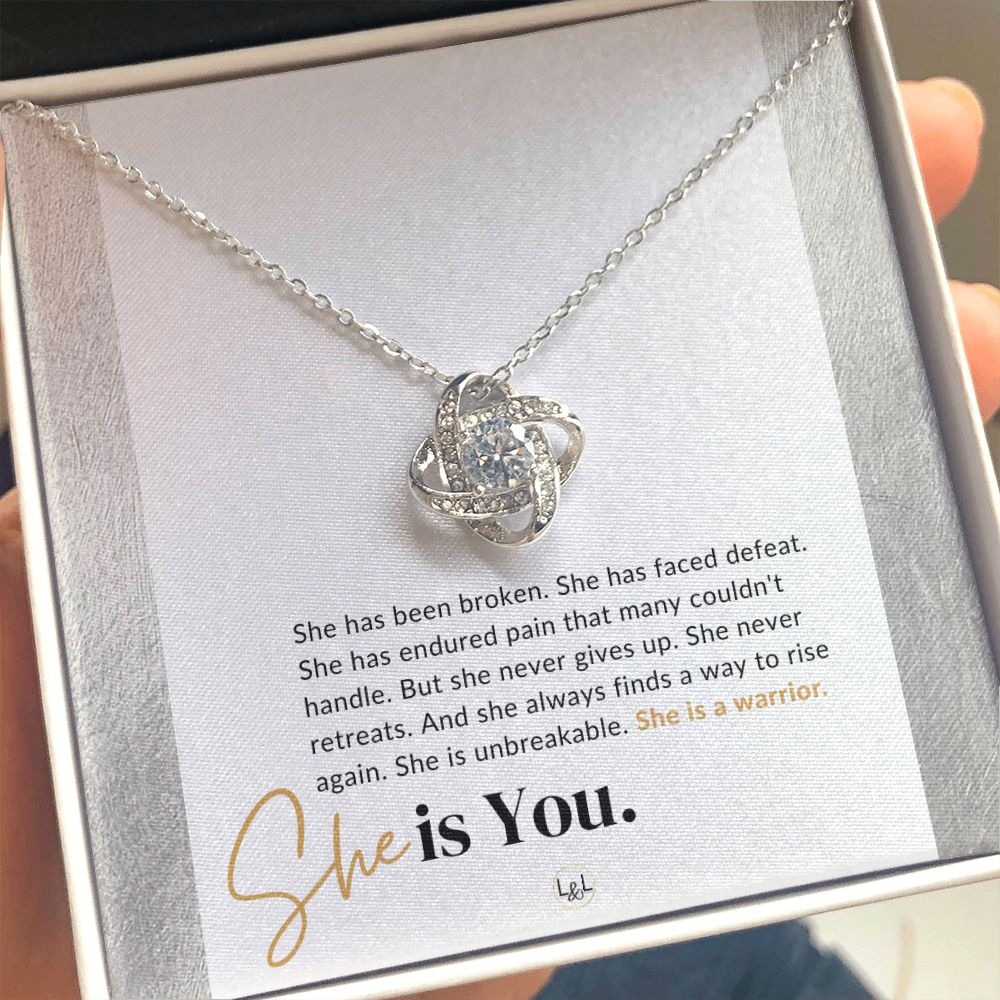 She Is A Warrior - New Beginnings - Empowering, Motivational, Strength - Inspirational Present For You or A Friend - Fresh Start - Gift of Encouragement