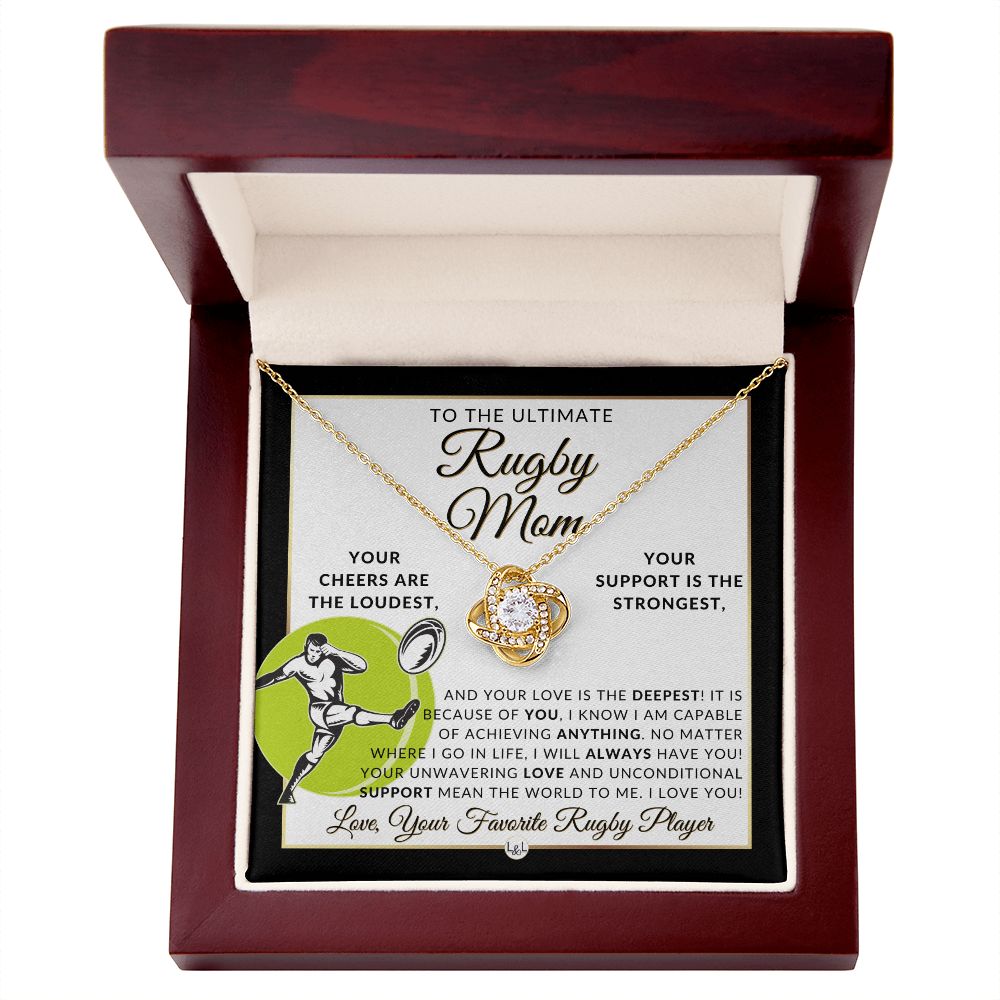 Rugby Mom Gift - Ultimate Sports Mom Gift Idea - Great For Mother's Day, Christmas, Her Birthday, Or As An End Of Season Gift - Liliana and Liam