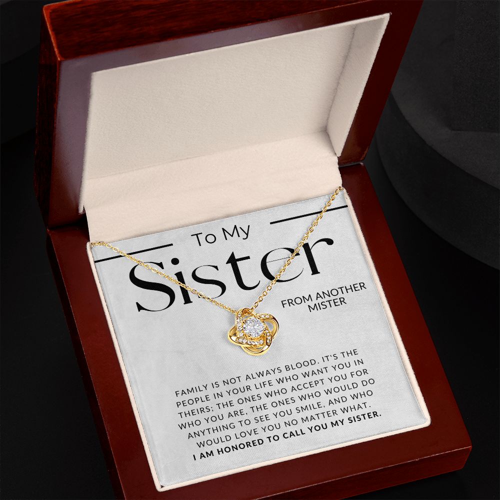 My Sister From Another Mister - For My Best Friend (Female) - Bonus Sister, Step Sister, Sister In Law - Christmas Gift, Birthday Present, Galantines Day Gifts