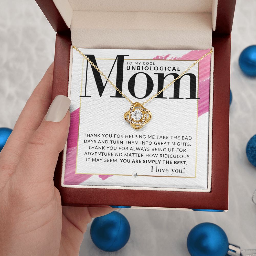 Gift For Your Unbiological Mom - Present for Stepmom, Bonus Mom, Second Mom, Unbiological Mom, or Other Mom - Great For Mother's Day, Christmas, Her Birthday, Or As An Encouragement Gift