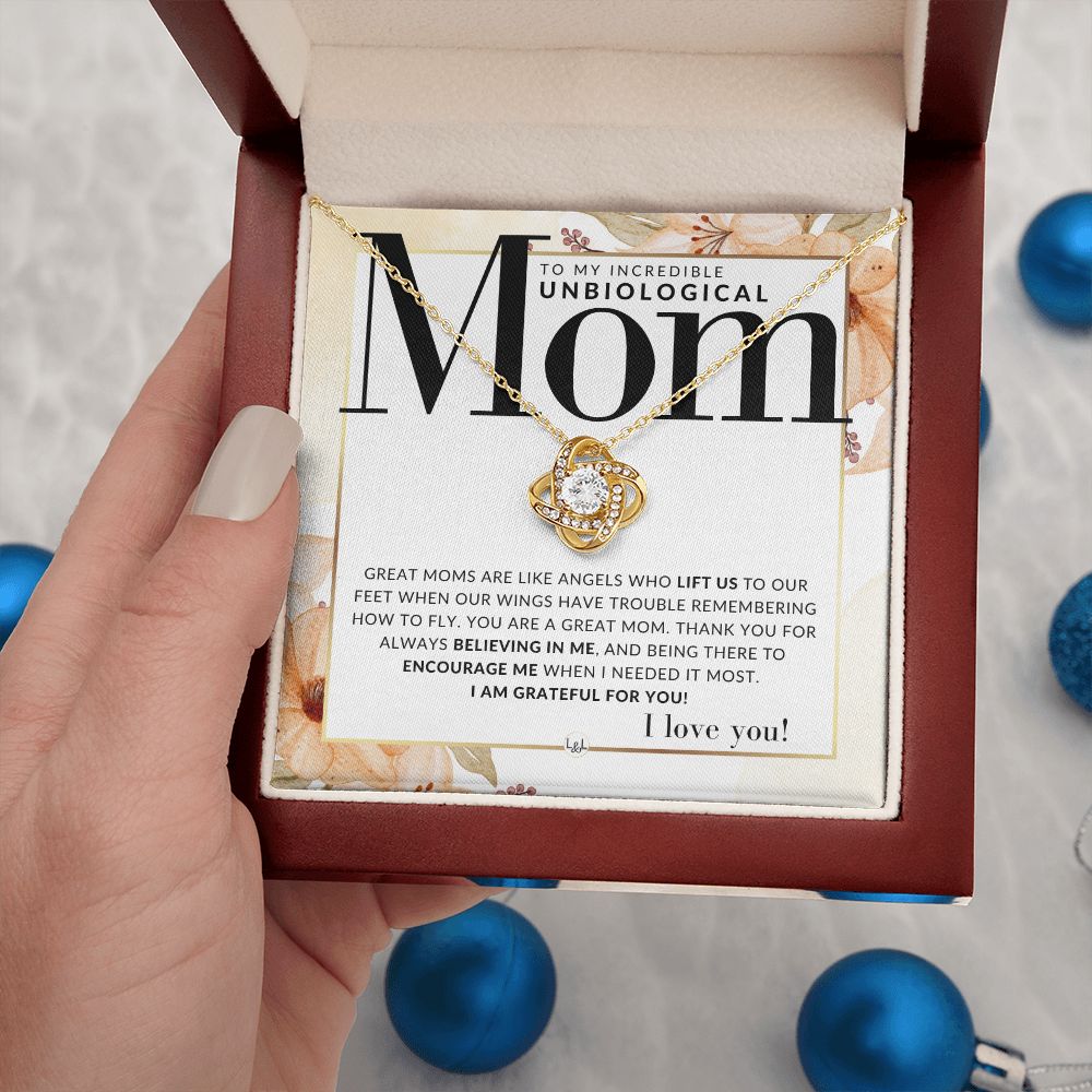 Unbiological Mom Gift - Present for Stepmom, Bonus Mom, Second Mom, Unbiological Mom, or Other Mom - Great For Mother's Day, Christmas, Her Birthday, Or As An Encouragement Gift