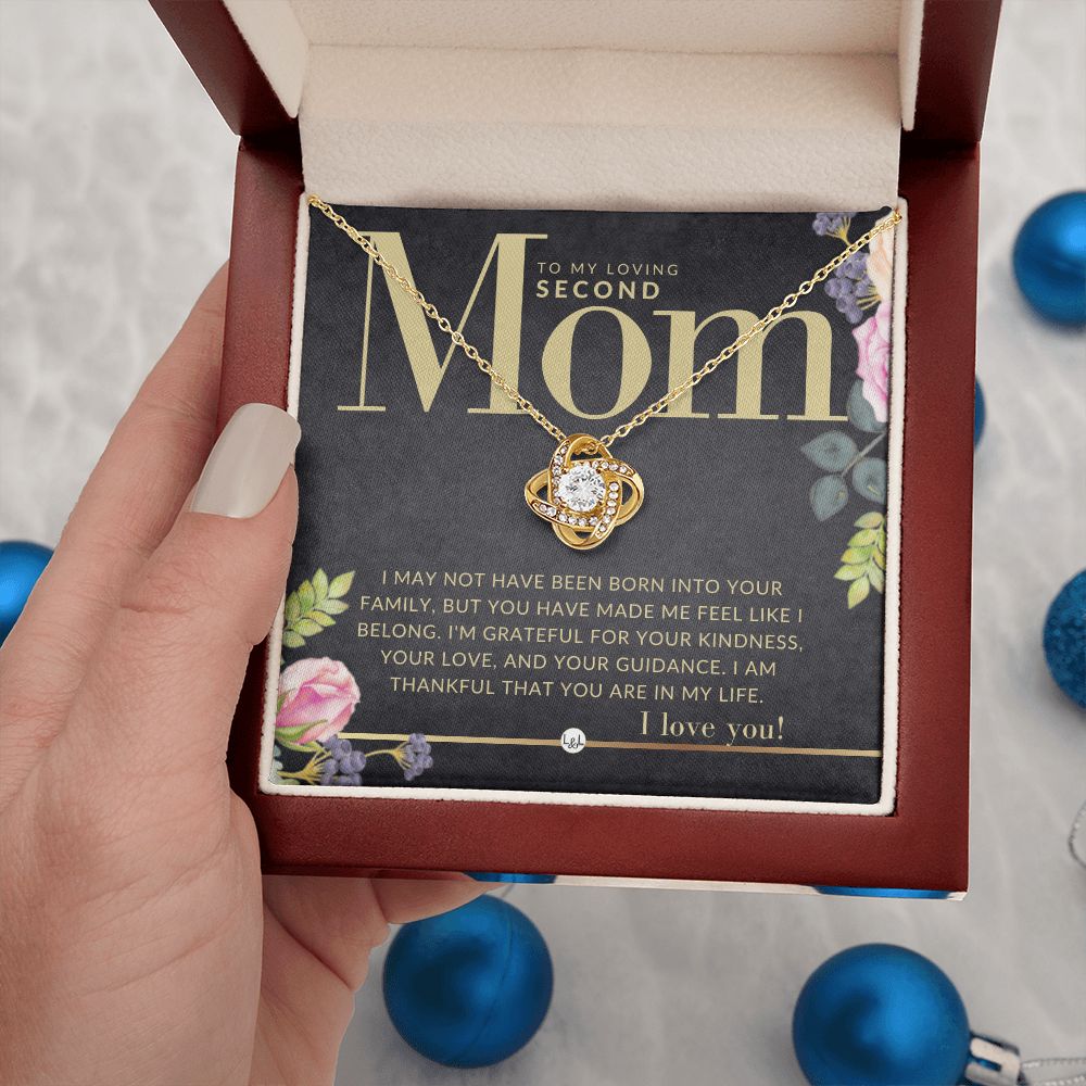 Gift For Loving Second Mom - Present for Stepmom, Bonus Mom, Second Mom, Unbiological Mom, or Other Mom - Great For Mother's Day, Christmas, Her Birthday, Or As An Encouragement Gift