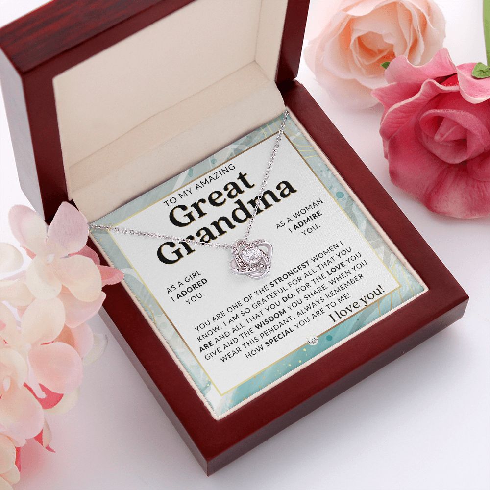 Great Grandma Gift From Granddaughter - Sentimental Gift Idea - Great For Mother's Day, Christmas, Her Birthday, Or As An Encouragement Gift - Liliana and Liam