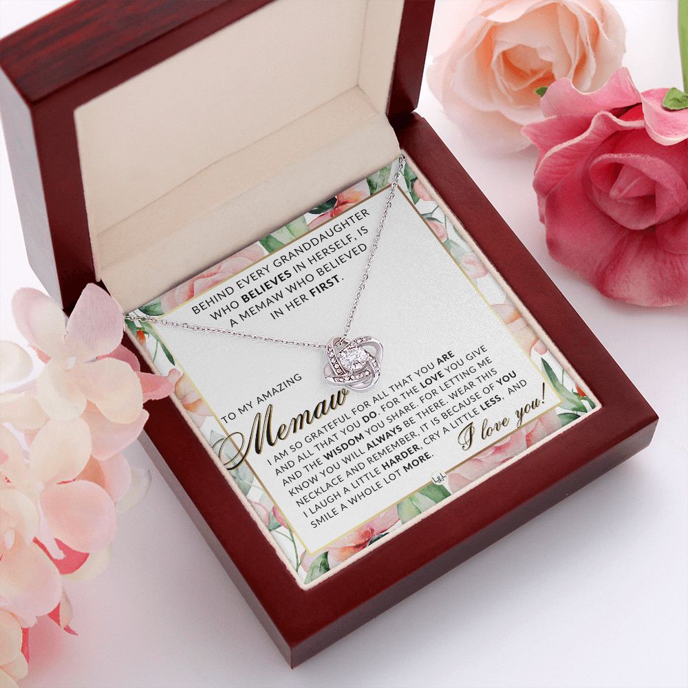 Memaw Gift From Granddaughter - Thoughtful Gift Idea - Great For Mother's Day, Christmas, Her Birthday, Or As An Encouragement Gift