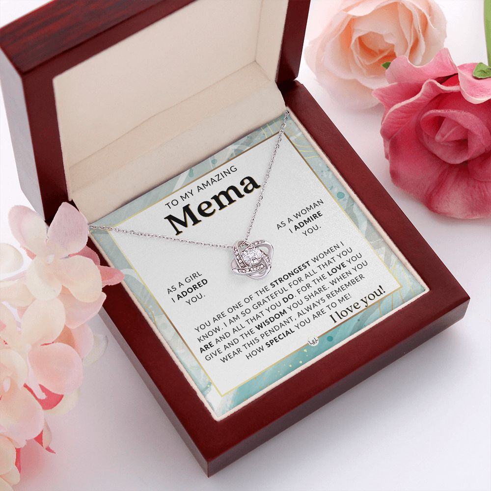 Mema Gift From Granddaughter - Sentimental Gift Idea - Great For Mother's Day, Christmas, Her Birthday, Or As An Encouragement Gift