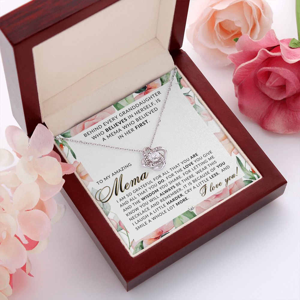 Mema Gift From Granddaughter - Thoughtful Gift Idea - Great For Mother's Day, Christmas, Her Birthday, Or As An Encouragement Gift - Liliana and Liam