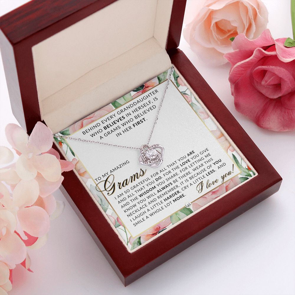Grams Gift From Granddaughter - Thoughtful Gift Idea - Great For Mother's Day, Christmas, Her Birthday, Or As An Encouragement Gift - Liliana and Liam