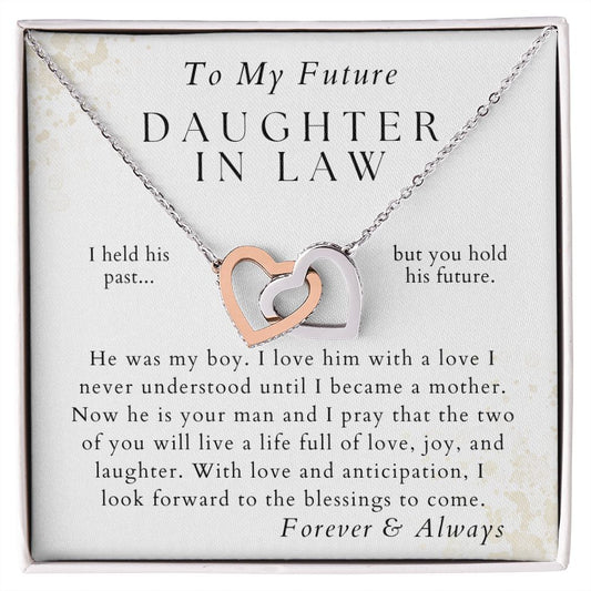 Love, Joy & Laughter - Gift for Future Daughter in Law - From Mother in Law or Father in Law - Christmas Gifts, Wedding Present, Anniversary Gift
