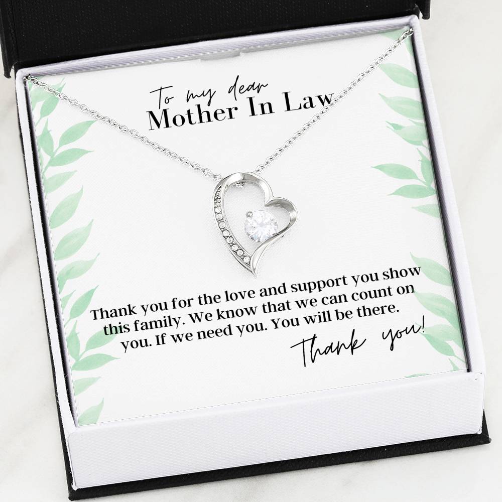 To My Dear Mother In Law - Forever Love - Pendant Necklace