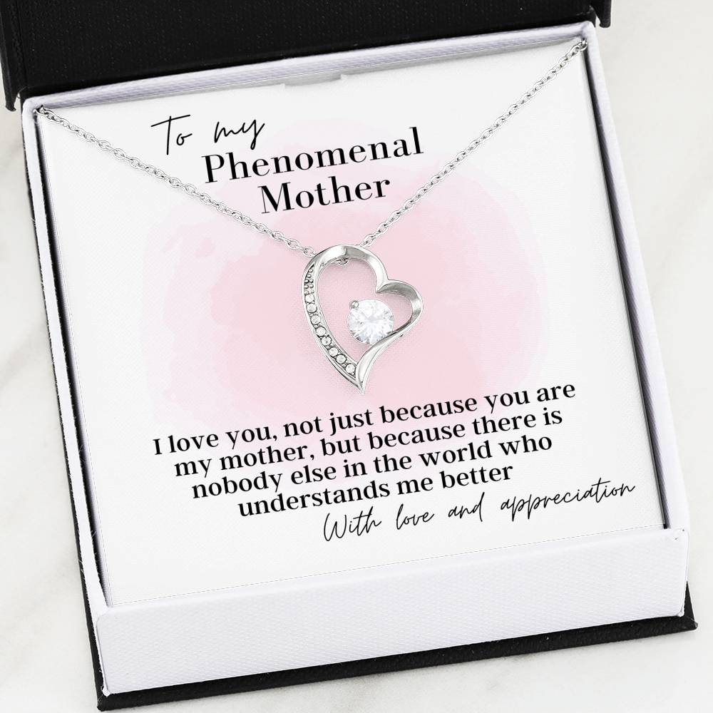To My Phenomenal Mother - Forever Love - Pendant Necklace