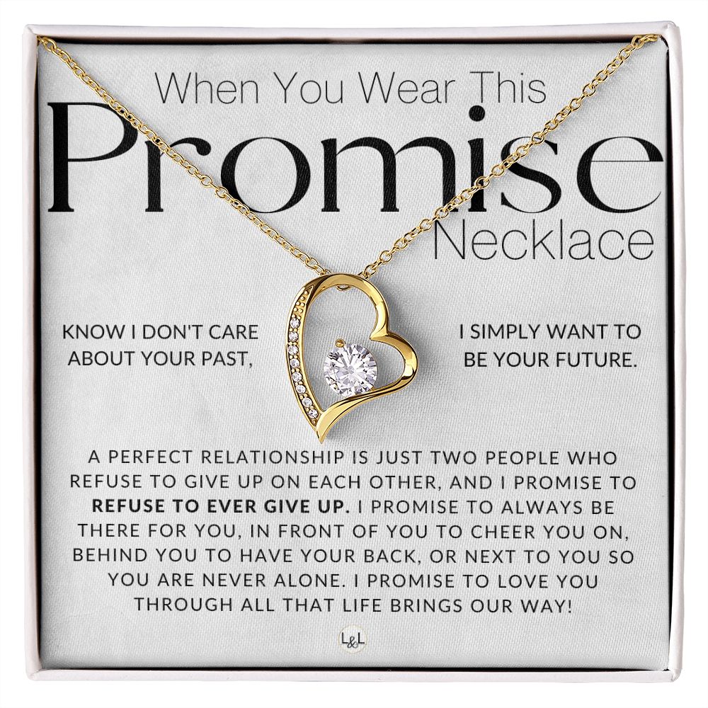 Promise Necklace Thinking of You Sentimental and Romantic Gift