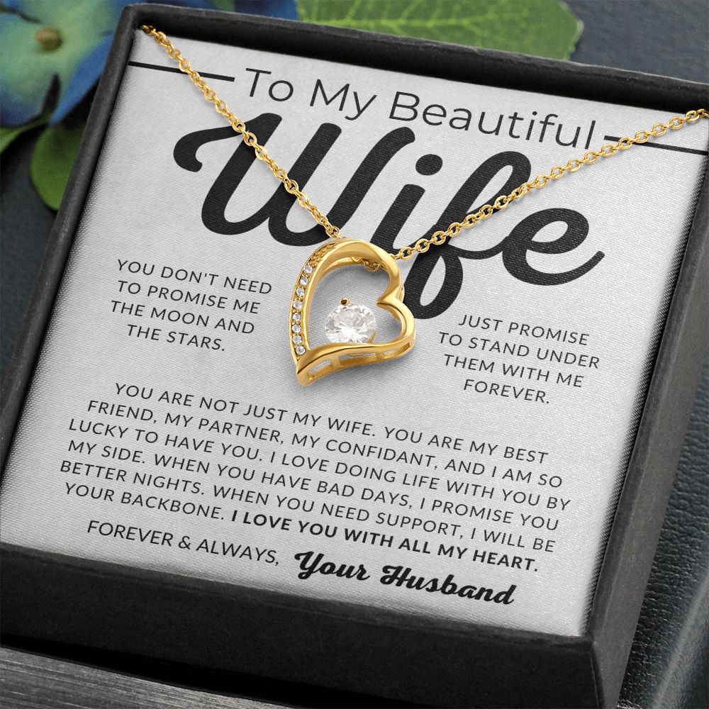 The Moon and Stars - Gift For My Wife - Thoughtful Christmas Gifts For Her, Valentine's Day, Birthday Present, Wedding Anniversary