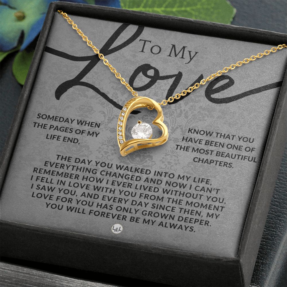 To My Love, My Always - A Sentimental and Romantic Gift for Her