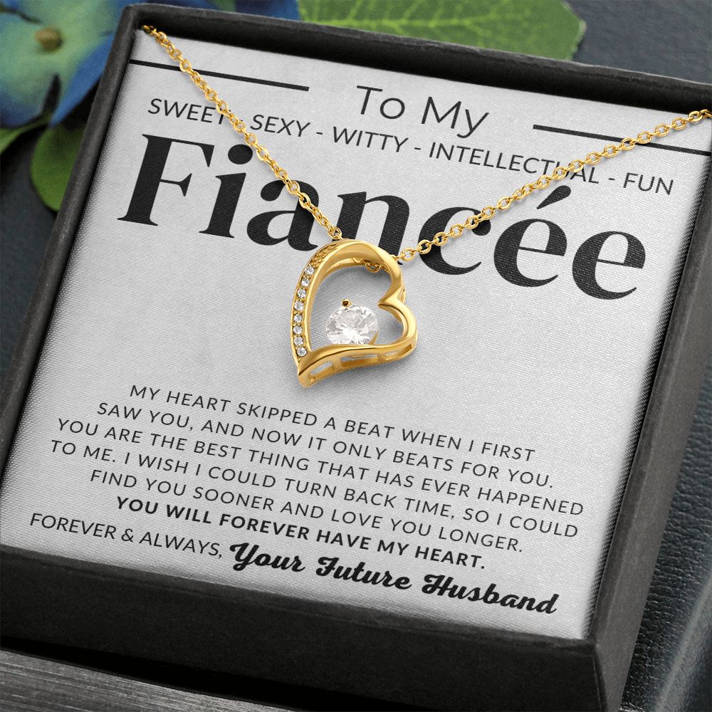 Only For You, My Fiancée - Gift For My Future Wife, My Fiancée - Bride Gift from Groom on Wedding Day - Romantic Christmas Gifts For Her, Valentine's Day, Birthday Present