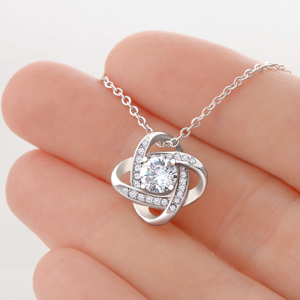 My Extraordinary Second Mom - Elegant Knot Pendent Necklace - Gift For Your Second Mom