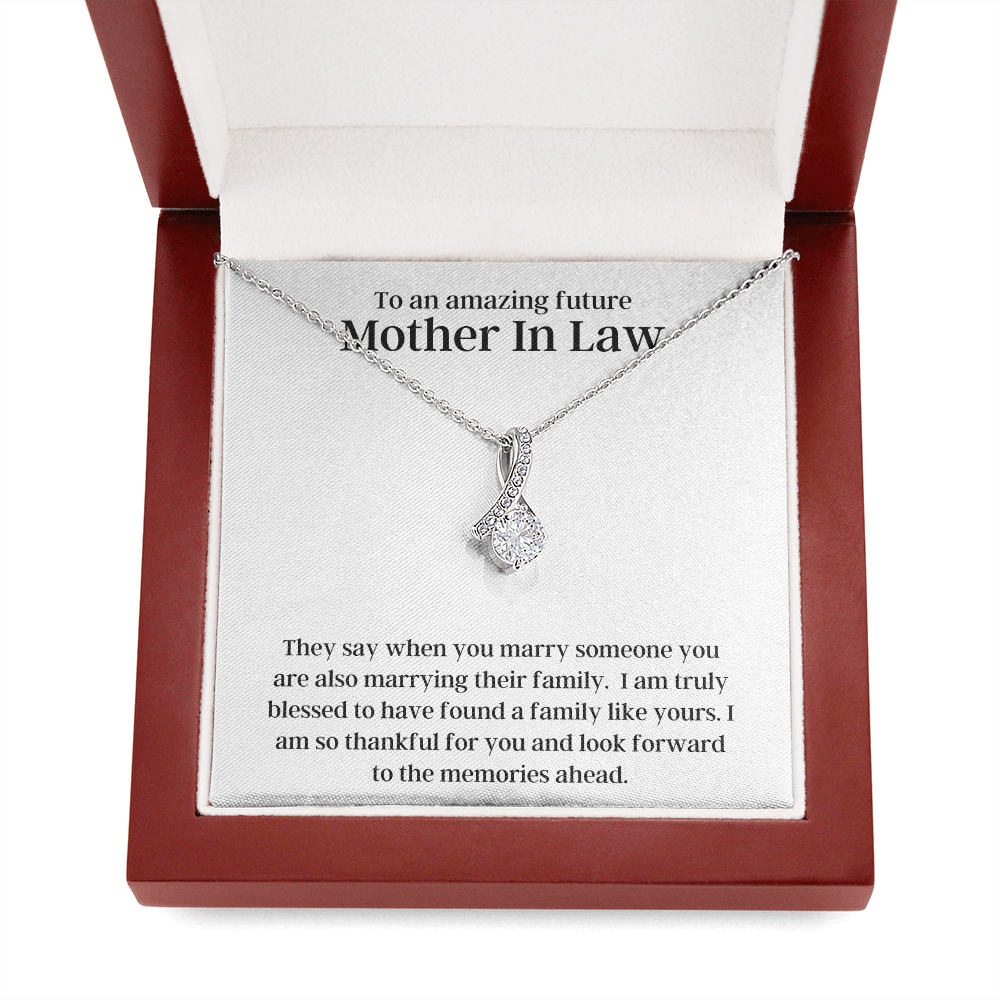 To An Amazing Future Mother In Law - Alluring Beauty - Pendant Necklace - The Perfect Gift