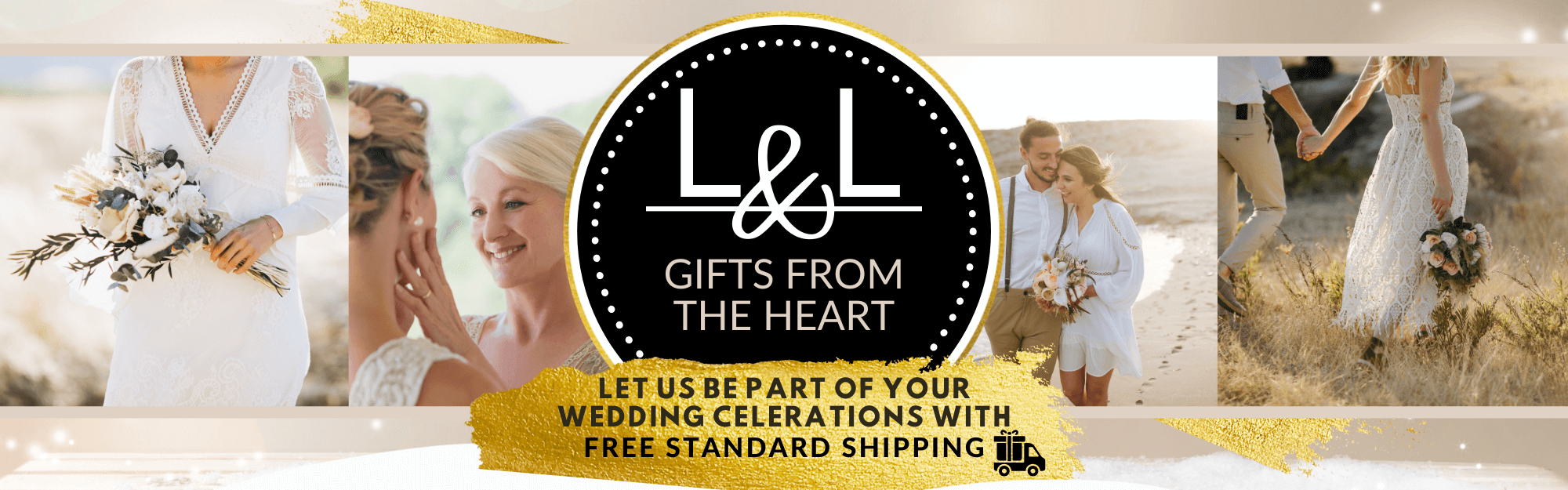 L&L has the perfect gift for wedding celebrations. We have something for the bride, bridesmaids, flower girls and officiants. We did not forget the guys! We have a wide selection of gifts for the groom, best man, groomsmen. The whole wedding party is covered. 